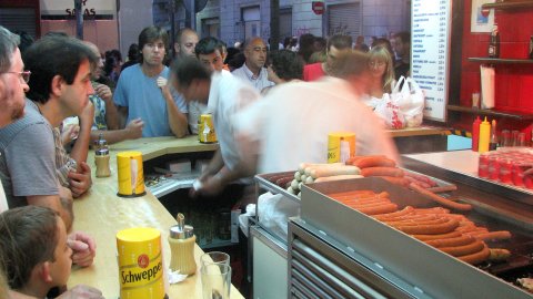 El frankfurt de la Riera. Les Santes. Mataró. 26 de juliol de 2008