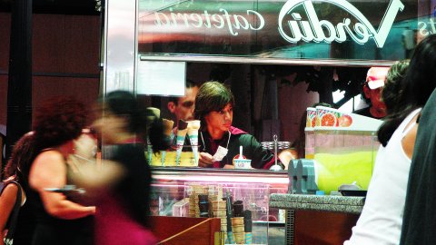Geladeria Verdú, a la Riera. Les Santes. Mataró. 26 de juliol de 2008