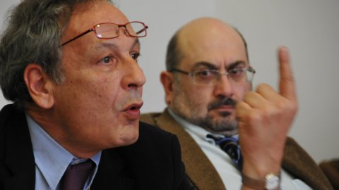 Xavier Vidal-Folch, d'El País, i Germà Ventayol, d'Última Hora. Ajuntament de Praga. 2 de març de 2009