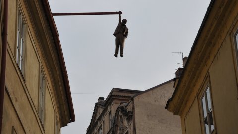 Escultura urbana. Praga. 2 de març de 2009