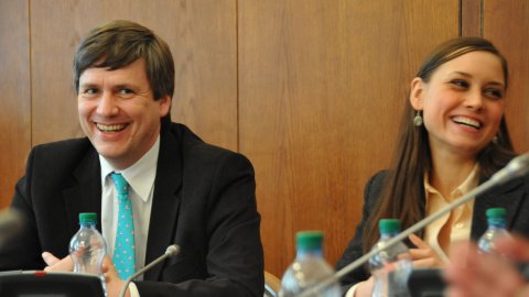 Tomás Zídek, viceministre d'Economia de Txèquia. Ministeri d'Economia. 3 de març de 2009