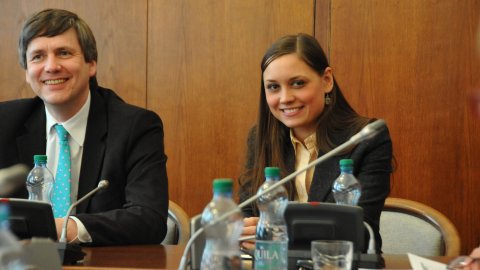 Tomás Zídek, viceministre d'Economia de Txèquia. Ministeri d'Economia. 3 de març de 2009