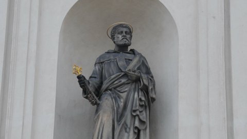 Sant Petrus, al castell de Praga. 3 de març de 2009