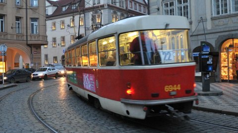 Tramvia de Praga. 3 de març de 2009