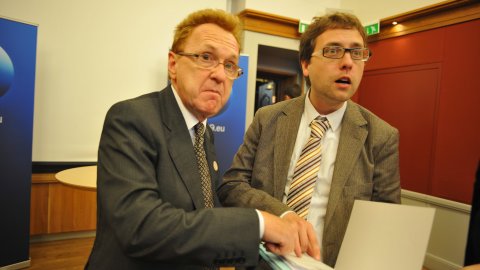 Manel Camós i Albert Royo. Estocolm. 5-6 d'octubre de 2009