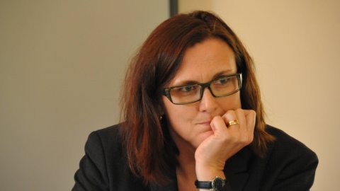 Trobada amb Cecilia Malmström, ministra d'Afers Europeus de Suècia. Estocolm. 5-6 d'octubre de 2009