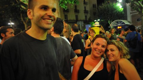 Les Santes. Desvetllament bellugós. Nit Boja. Quim Puig, Eli Solsona i Eva Godàs. Mataró. 26 de juliol de 2010