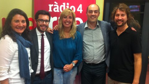 Directe 4.0 de Xantal Llavina a Ràdio 4, amb Marta Royo, Saül Gordillo, Bruno Sokolowicz i Toni Aira. Barcelona. 8 de maig de 2014