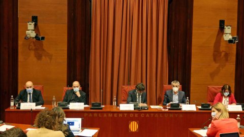 Comissió de control a la Corporació Catalana de Mitjans Audiovisuals (CCMA) al Parlament de Catalunya. 28 de maig de 2021