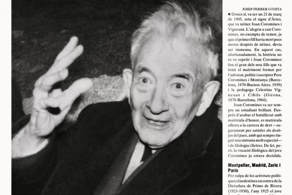 Presència, 18 de març de 2005 | La seu de la Fundació Coromines s’inaugurarà abans d’acabar l’any
