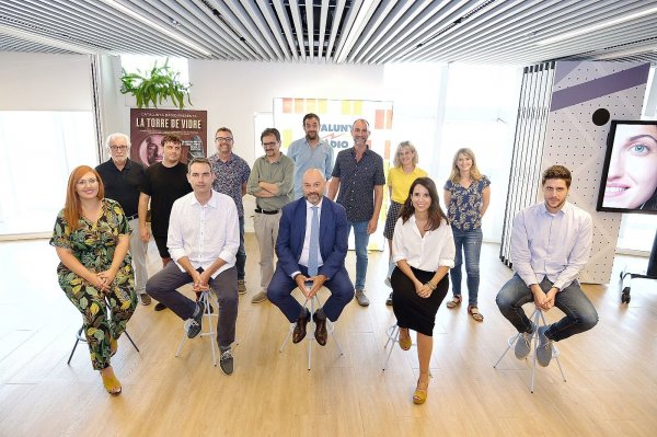 Presentació de la temporada 2021-2022 de Catalunya Ràdio a la Torre Glòries de Barcelona. 27 d'agost de 2021