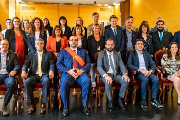 Consistori de Mataró després de les eleccions del 2019.
