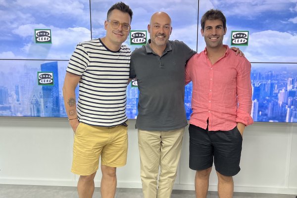 Entrevista a Onda Cero Catalunya, amb Marco Chiazza i Marc C. Griso. Barcelona. 23 d’agost de 2022