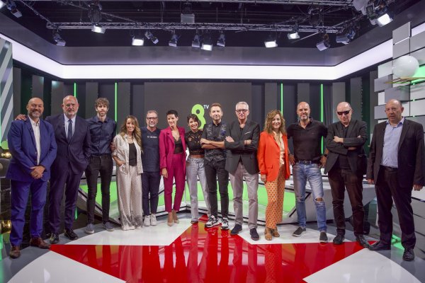 Presentació de la nova temporada de 8tv, el 7 de setembre als platós de Sant Just Desvern.