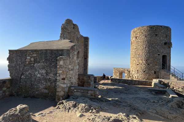 El Castell de Burriac, aquest març de 2023. Fotografia: Saül Gordillo