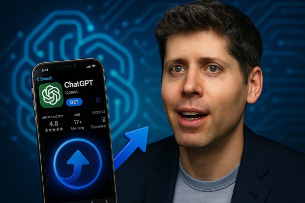 Sam Altman, CEO d'OpenAI, en una imatge generada per Saül Gordillo amb ChatGPT.